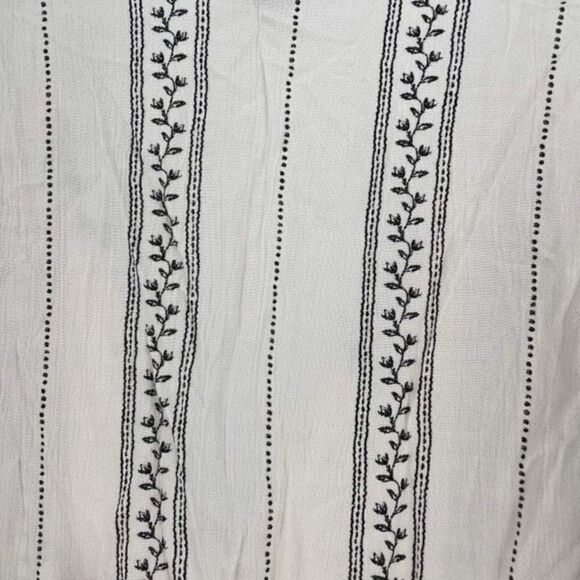 American Eagle Boho Tie Crop blouse Top Angel bell sleeve XS Country Cowgirl - Picture 7 of 10